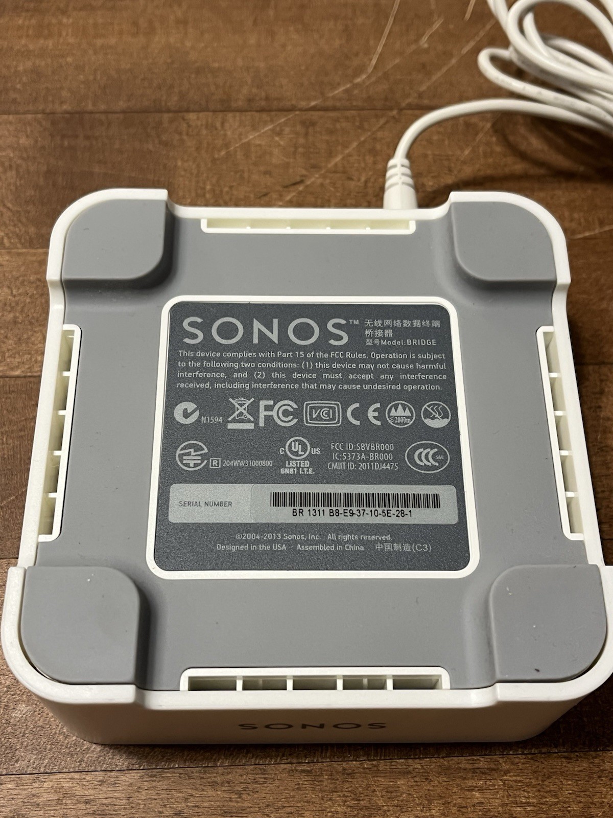 Sonos 1st Gen Connect Amp, Connect And Bridge Combo With Cables And Setup CD.