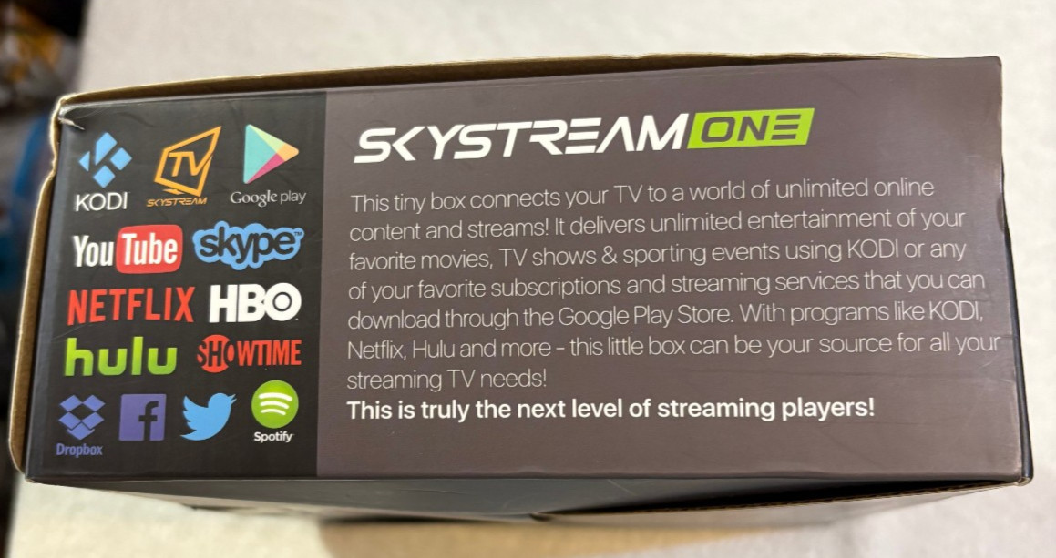 Skystream One Android Media Player R3. Pre- Owned