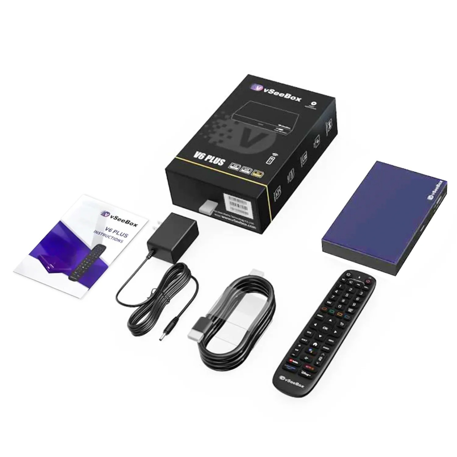 vseeBox V6 Plus Android TV Box Authorized Dealer Same-Day Ship
