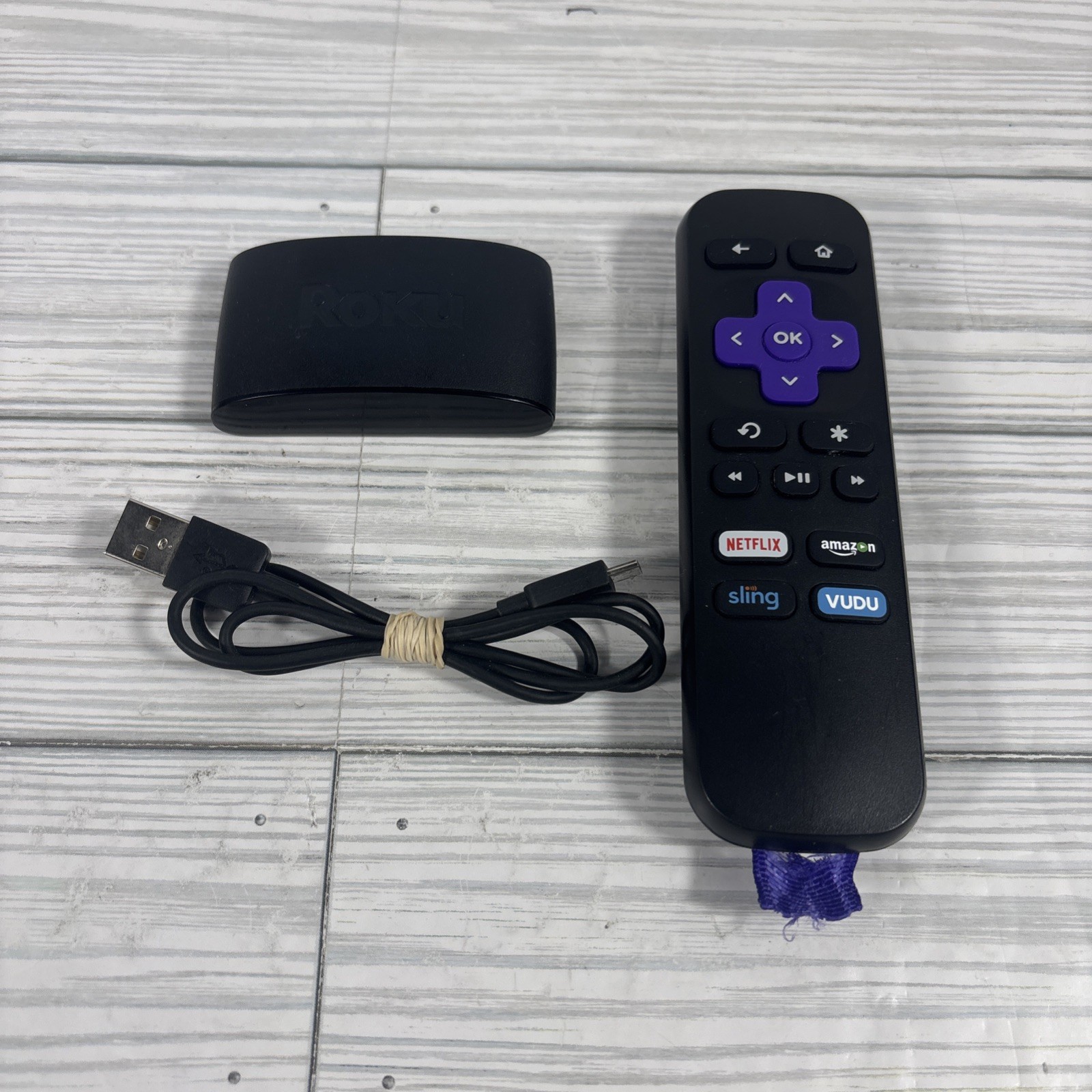 Roku 3931X Express Plus HD Streaming Media Player W/Power Cord & Remote FREE S/H
