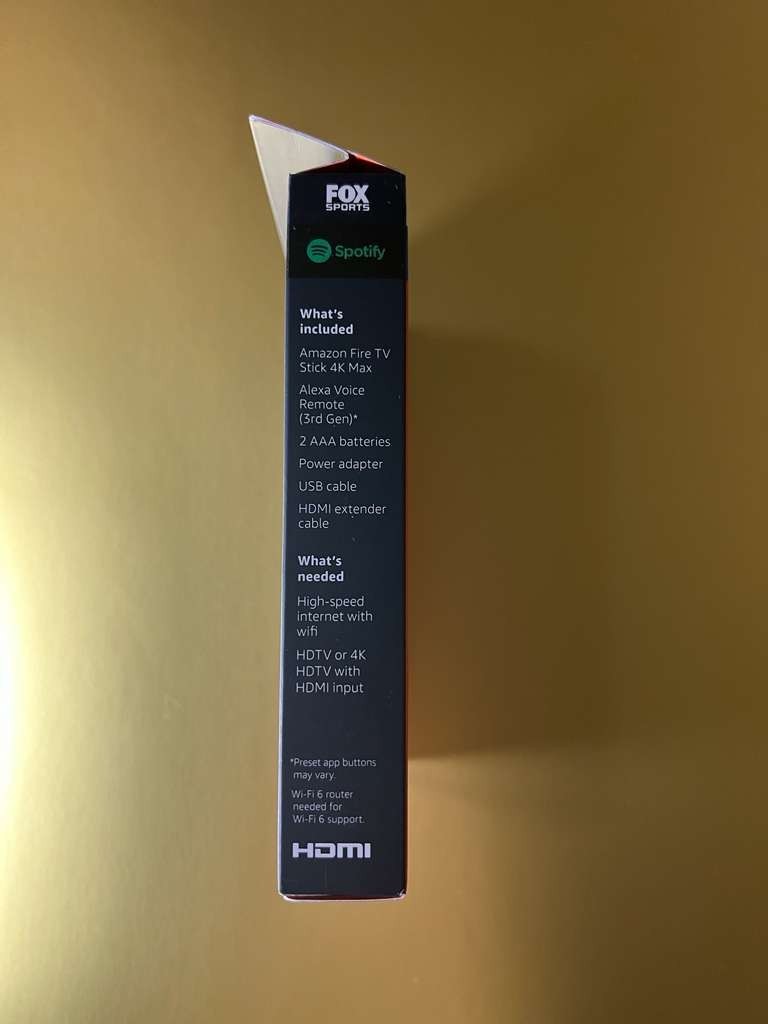 Amazon Fire TV Stick 4K MAX Next-gen, WI-FI 6