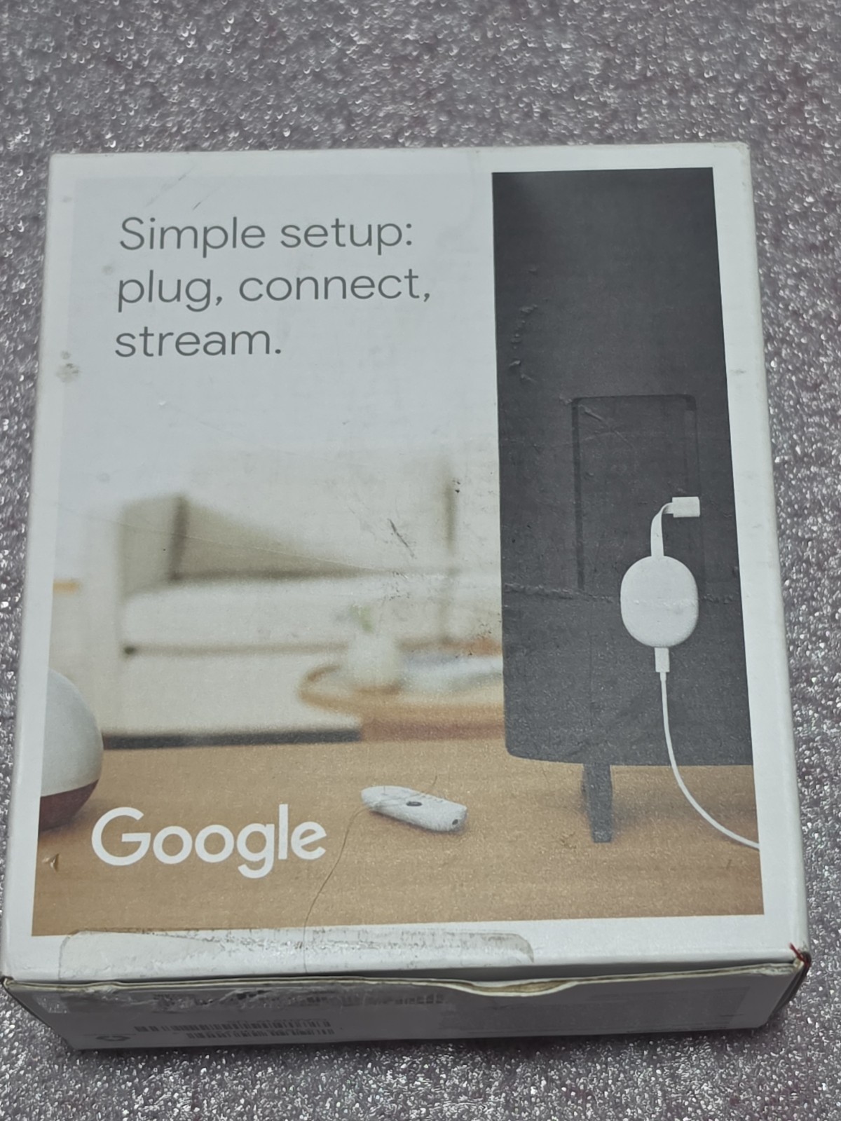 Google Chromecast TV 4K Streaming Device GA01919-US