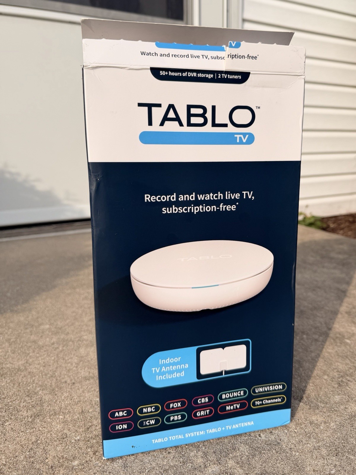 Tablo TV 4th Gen 2-Tuner 50+ Hours DVR with Antenna Watch Record Live TV Tested