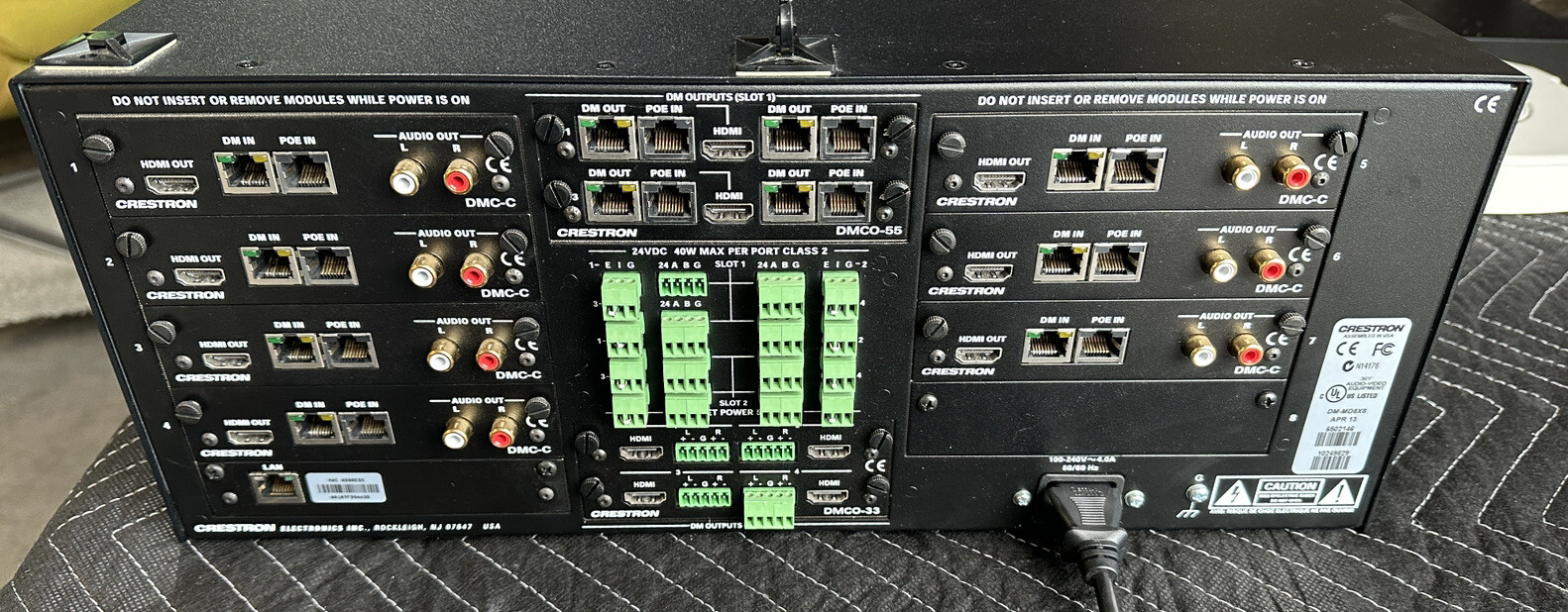 Crestron High Def Digital Media Distribution DMC-4K-HD DM-MD8X8