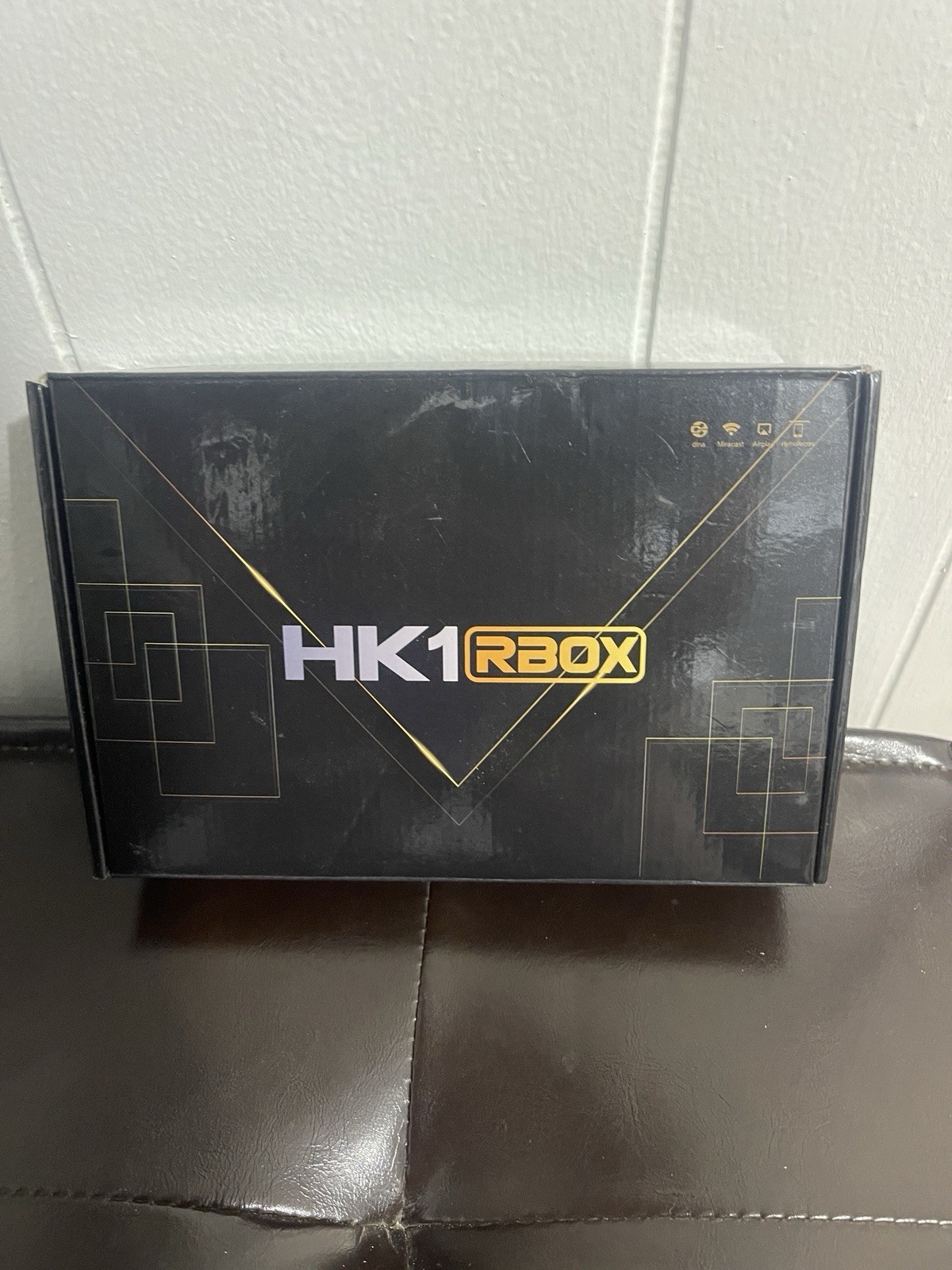HK1 RBOX Media Streamer Box Wi-Fi 64GB HK3528 Processor Black