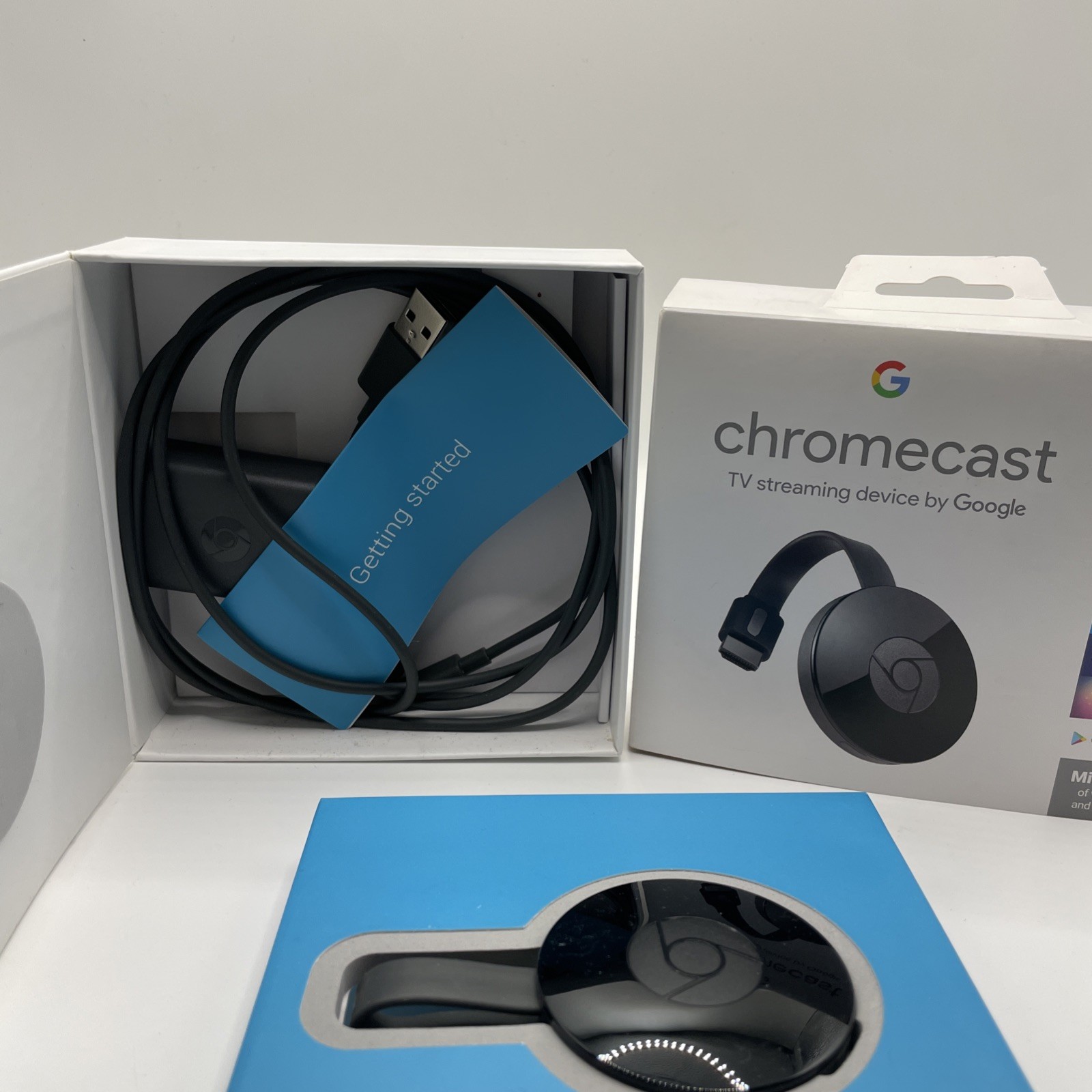 Google Chromecast 2nd Generation Media Streaming Device Black NC2-6A5