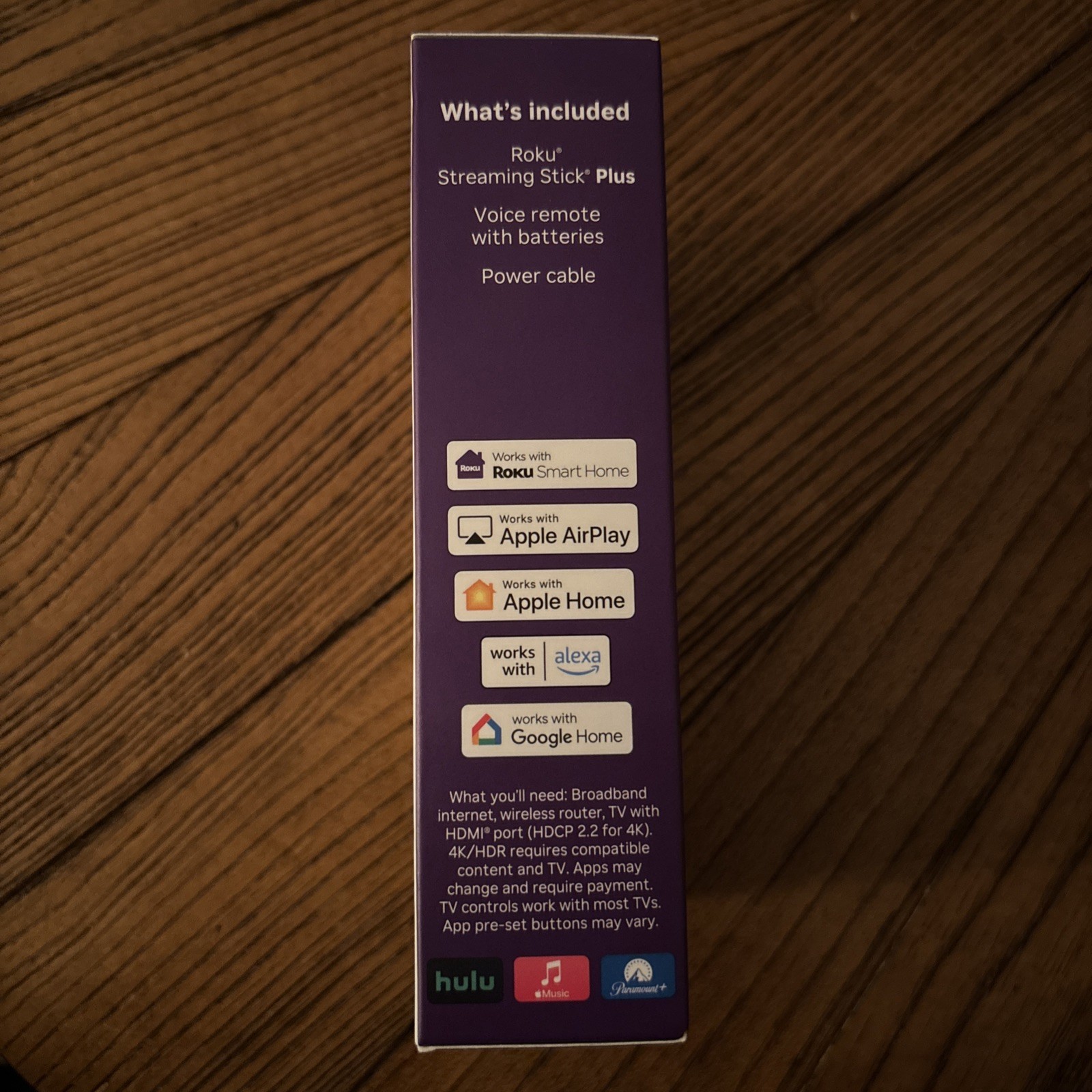 Roku 3830R Streaming Stick Plus 4K UHD Media Player w/ Voice Remote – 2025 Model
