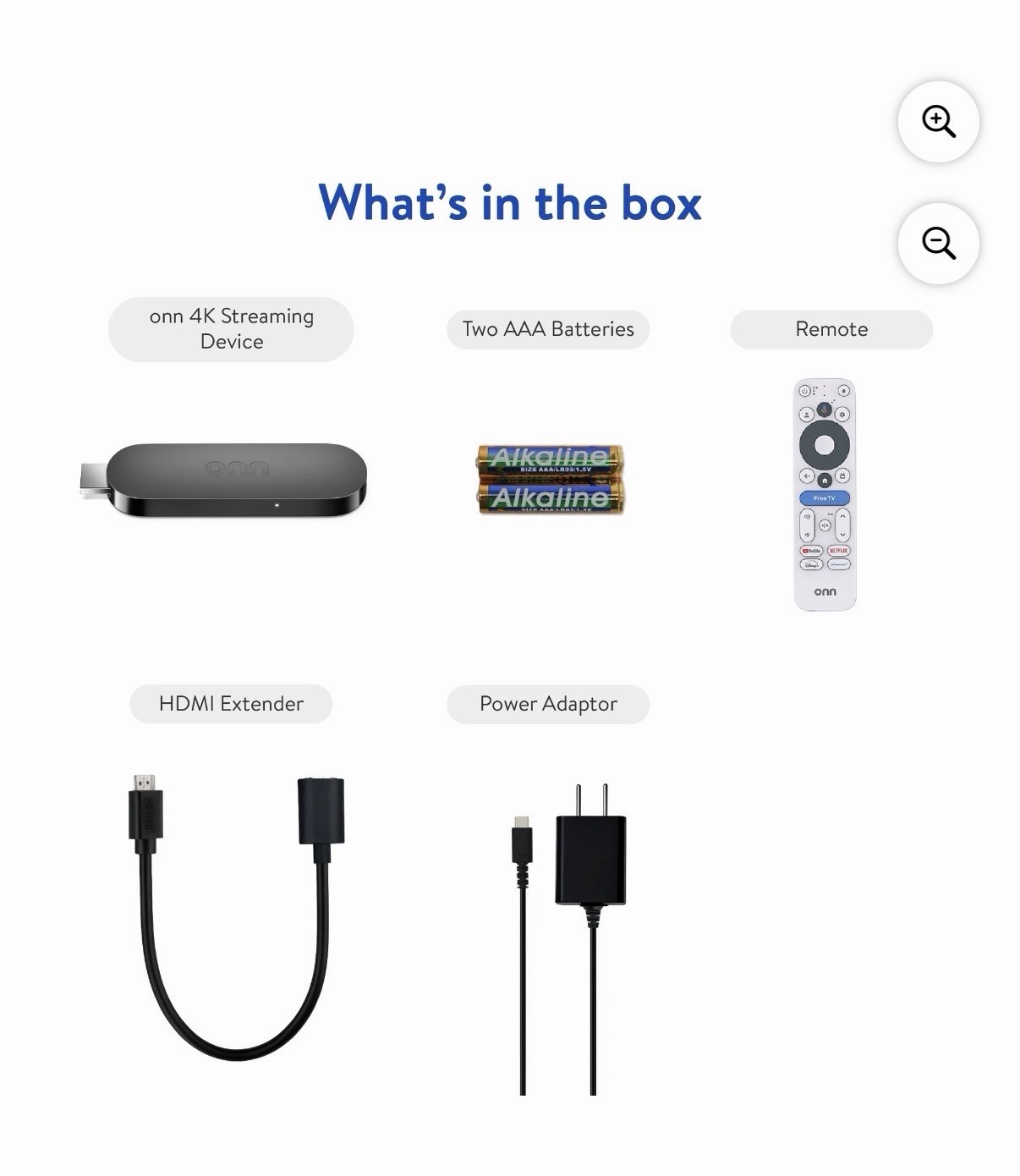 NEW 2026 onn 4K Streaming Device Google TV Gemini 2GB RAM – FAST SHIP
