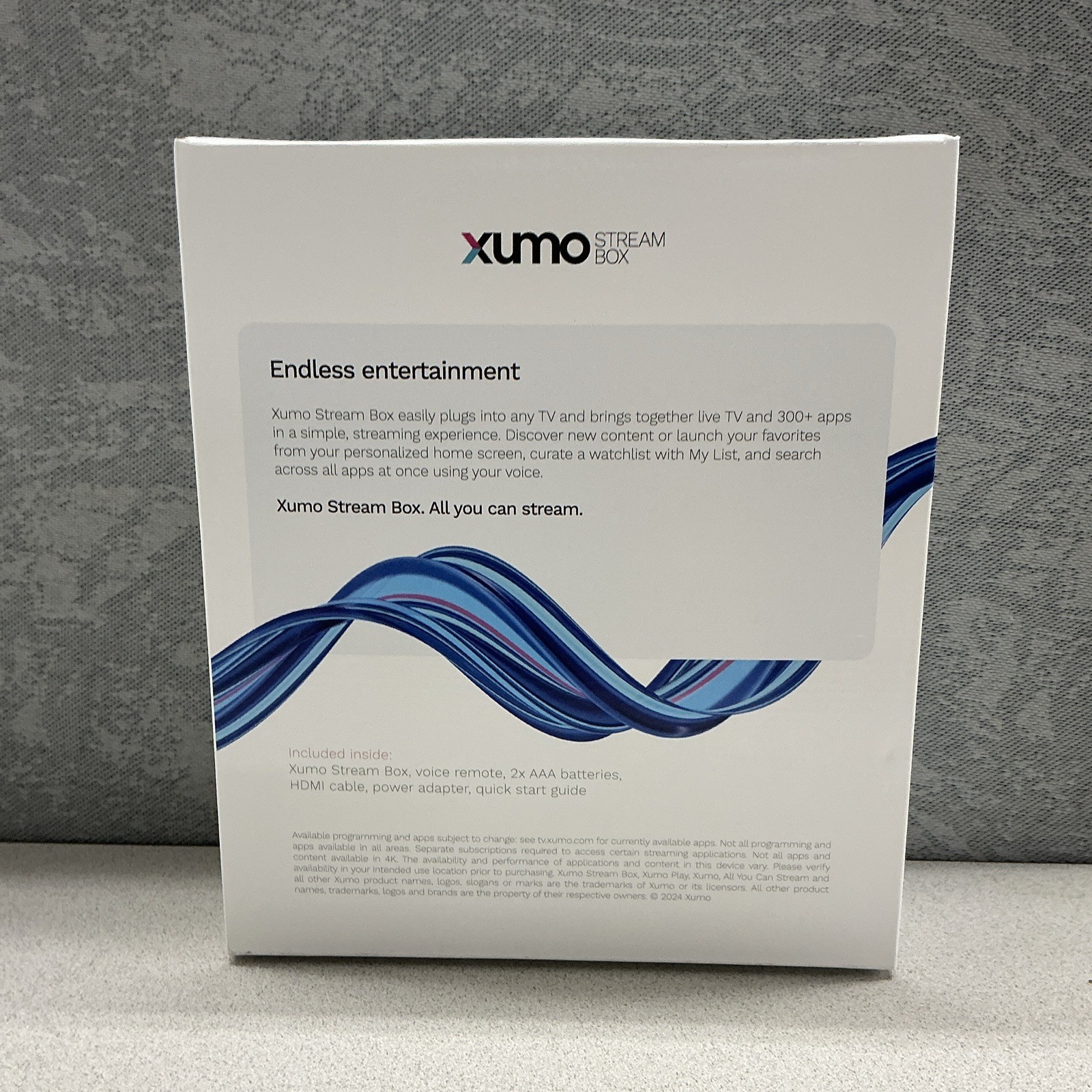Xumo Stream Box 4K UHD Wi-Fi HDMI Dolby Vision/Audio Voice Search ESST11AEI