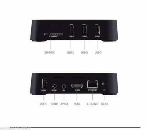 4K Ultra HD Smart TV Box with Wifi and Android 7.1 for Streaming