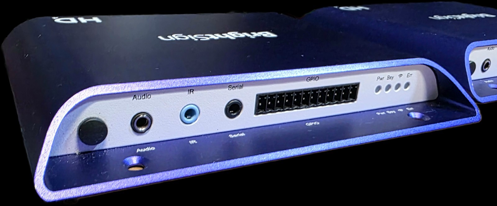 Brightsign HD1024 Full HD Expanded I/O HTML5 Player – Blue