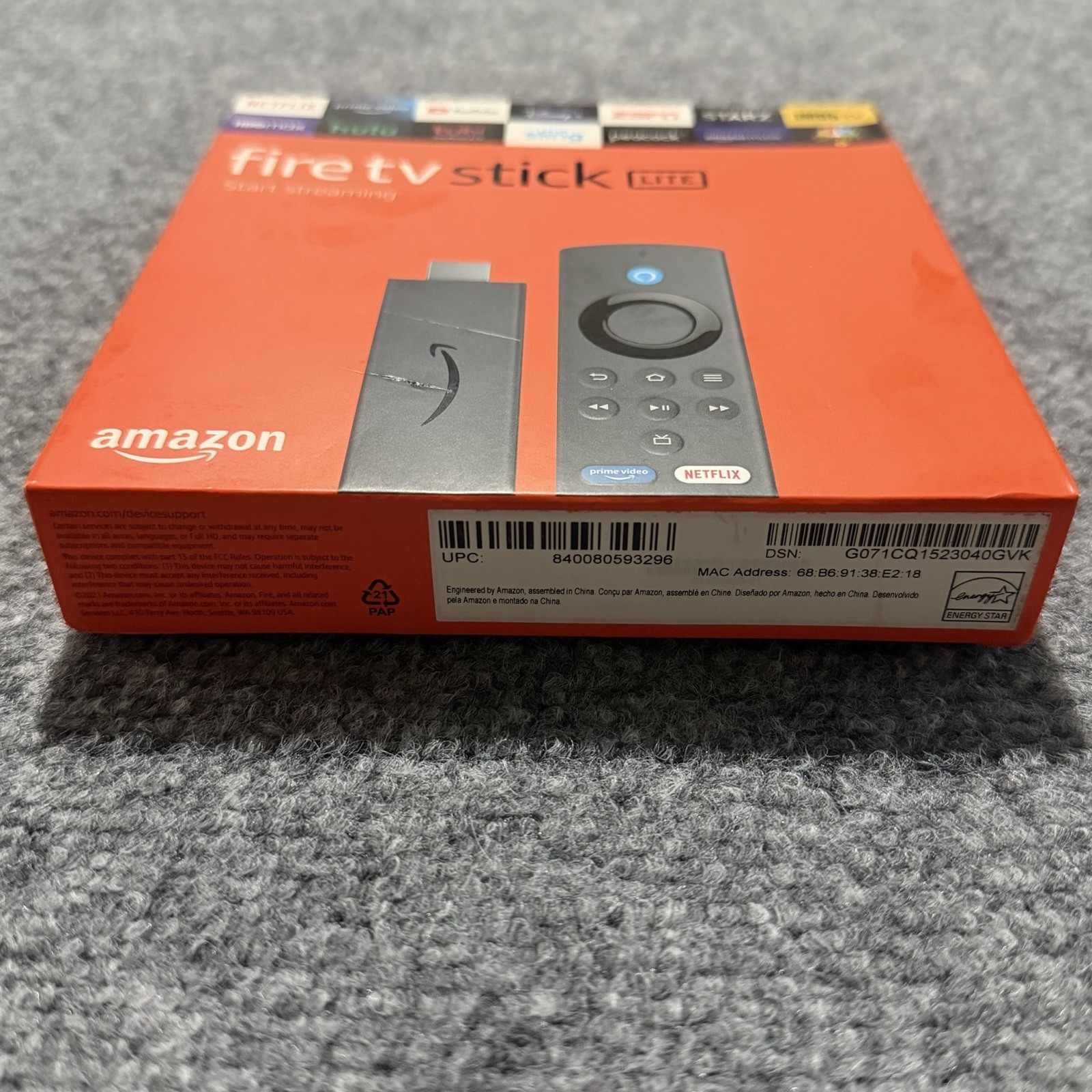 New & Sealed! Amazon Fire TV Stick Lite HD TV Remote Alexa Voice Control – NIB!