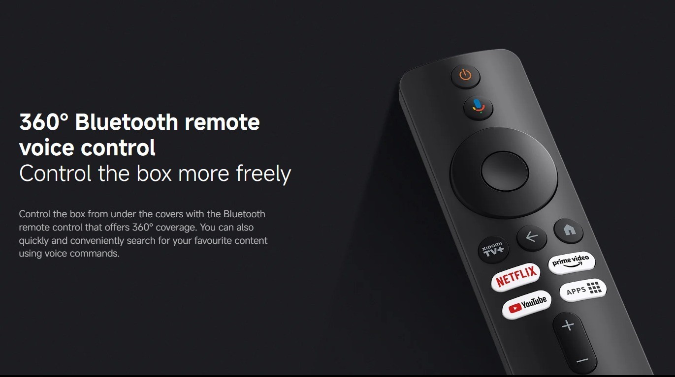TV Box S (3rd Gen) 4K Ultra HD Streaming Device with Google TV, WiFi & Bluetooth