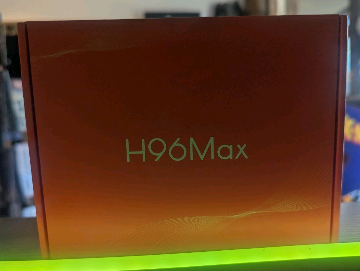 H96 Max H313 Android TV Box Media Streamer Box, Orange NEW