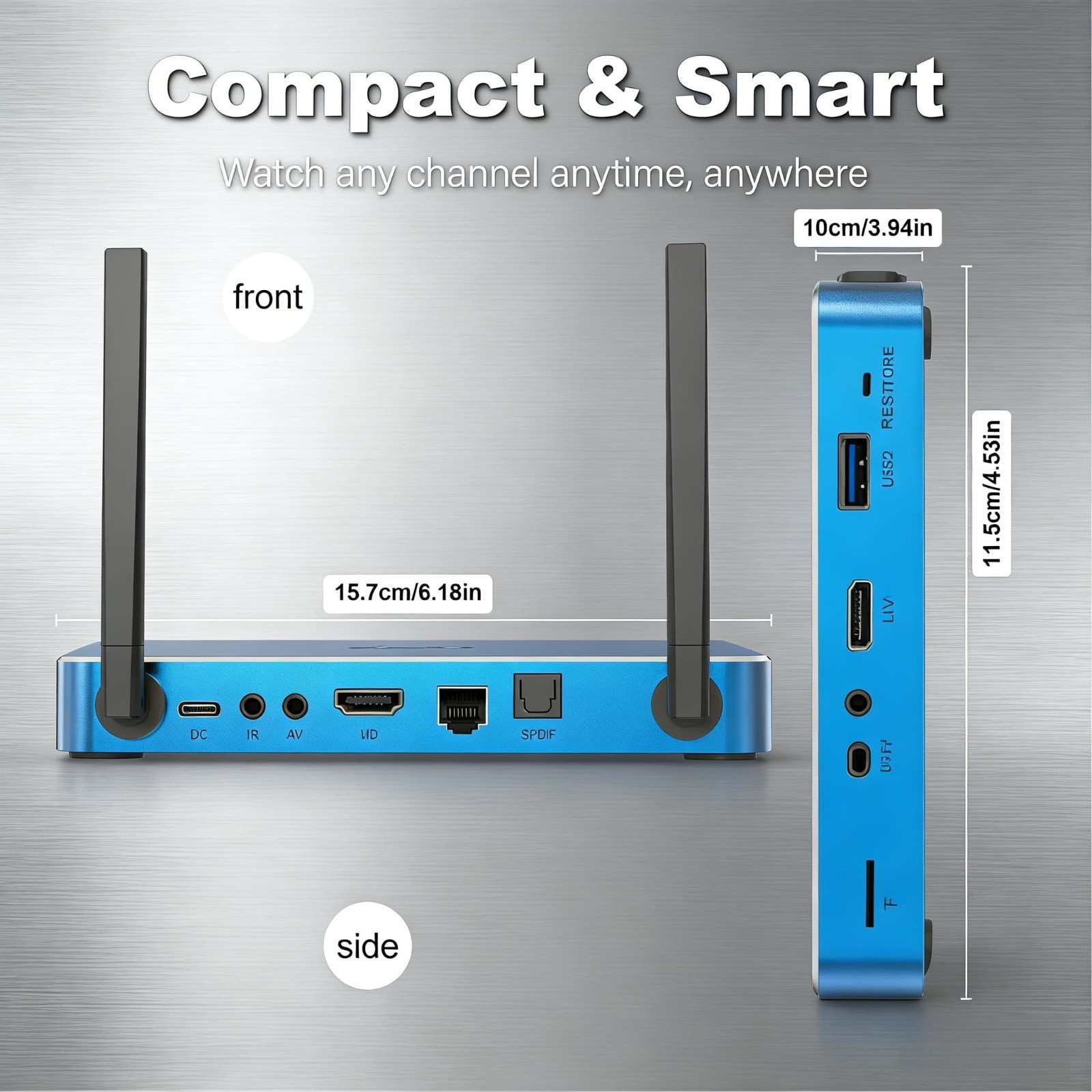 SuperBox S7 Max 6K WiFi 6 Media Player 4GB/64GB Bluetooth Voice Remote