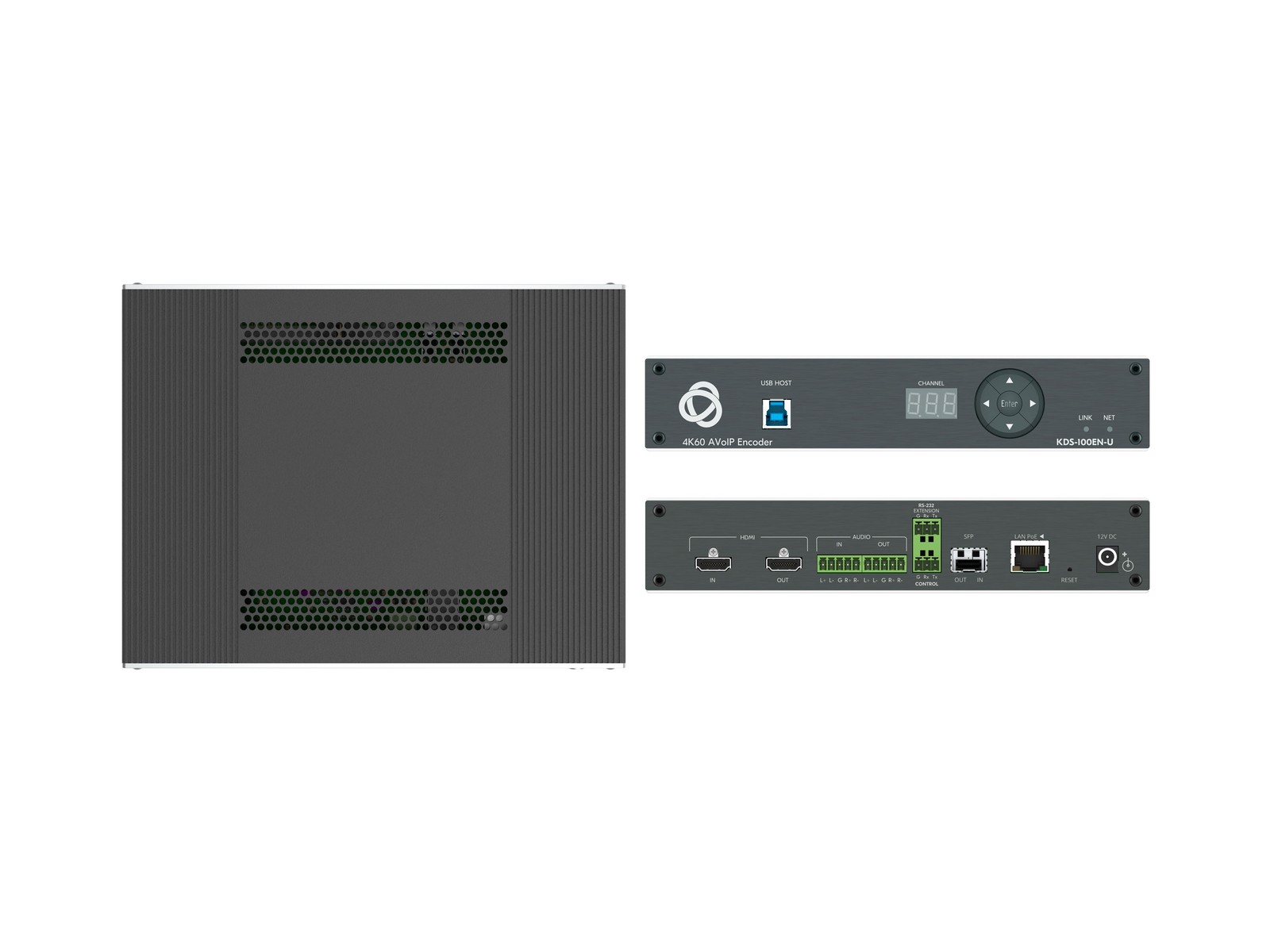 Kramer KDS-100EN-U AVoIP Encoder 4K / Dual Stream / KVM