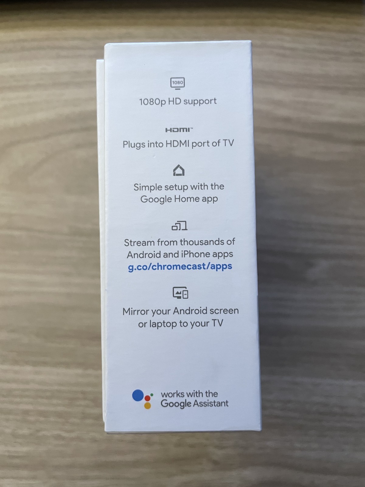 Google Chromecast 3rd Generation Charcoal | GA00439US Chromecast | OPEN BOX