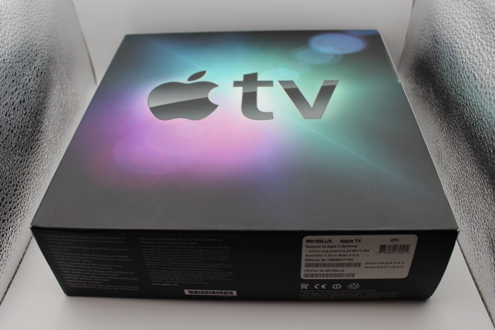 Apple TV 1st Gen A1218 | 160GB MB189LL/A | Complete In Box | Remote A1294