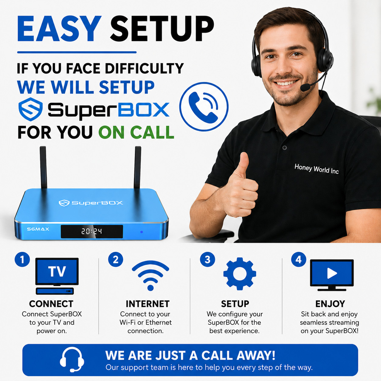 SuperBox S6 Max 24/7 Call Support Authorized Distributor Same Day Shipping