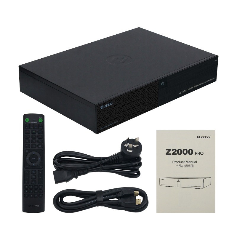 ZIDOO Z2000 PRO 4K UHD Media Player 64Bit Processor Support WiFi and Bluetooth