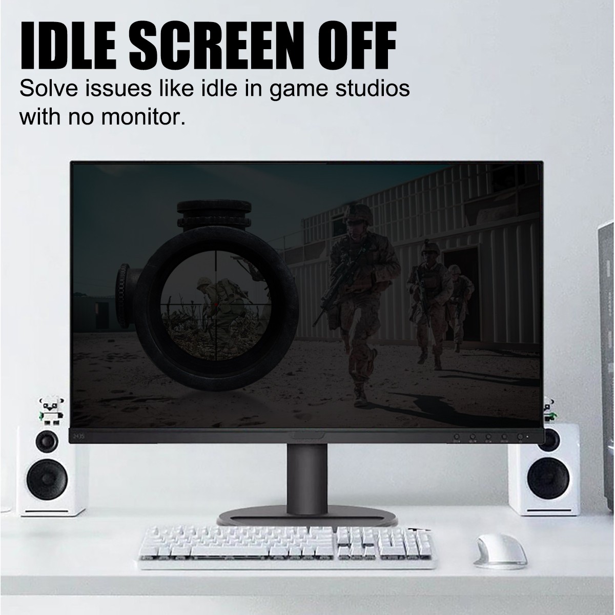 4K HDMI Dummy Plug Headless Adapter Virtual Display for Remote Gaming PC Mining​