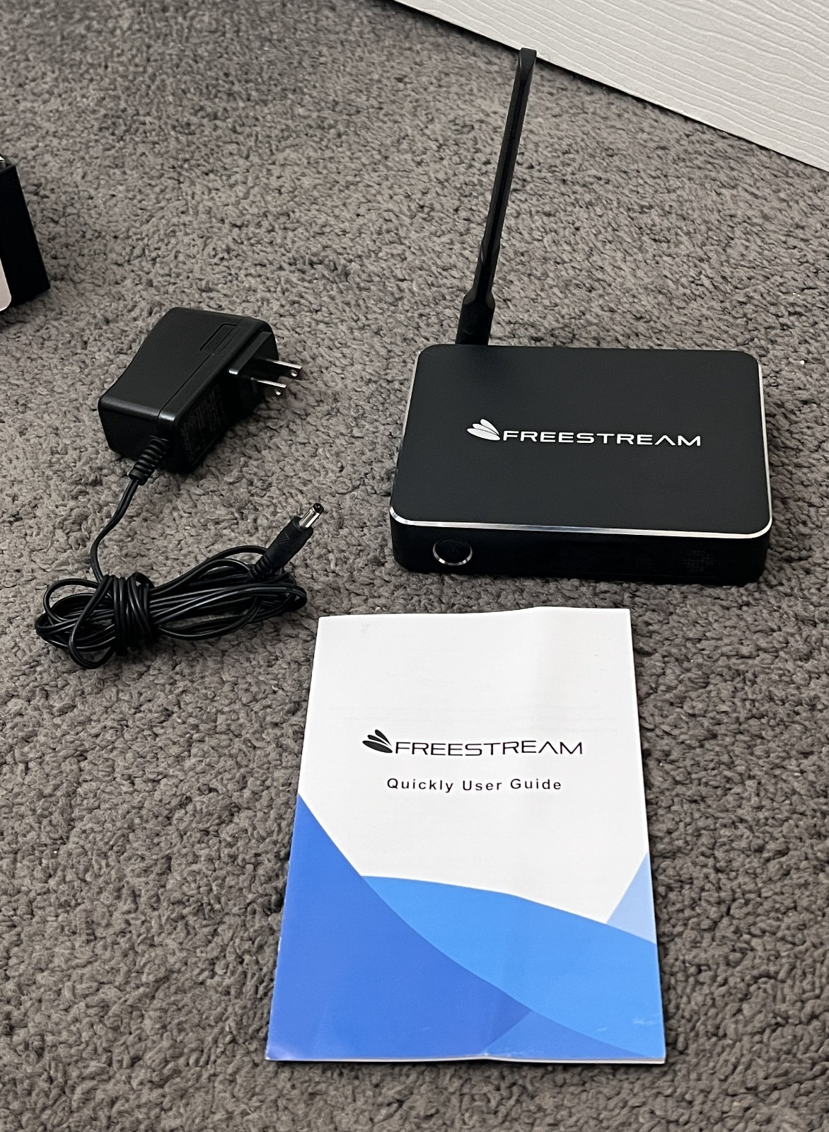 Freestream Android 6.0 4k Ultra HD TV Stream Box W/Power Cord And HDMI