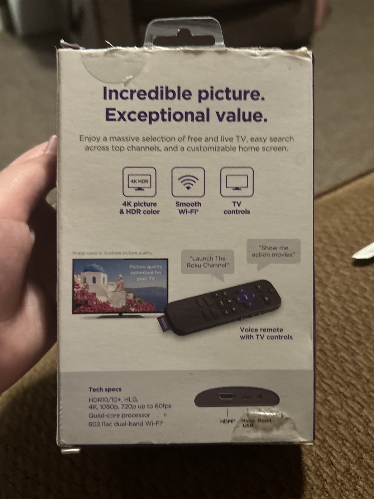 Roku Express 4K+ 3941 HDR Media Streamer