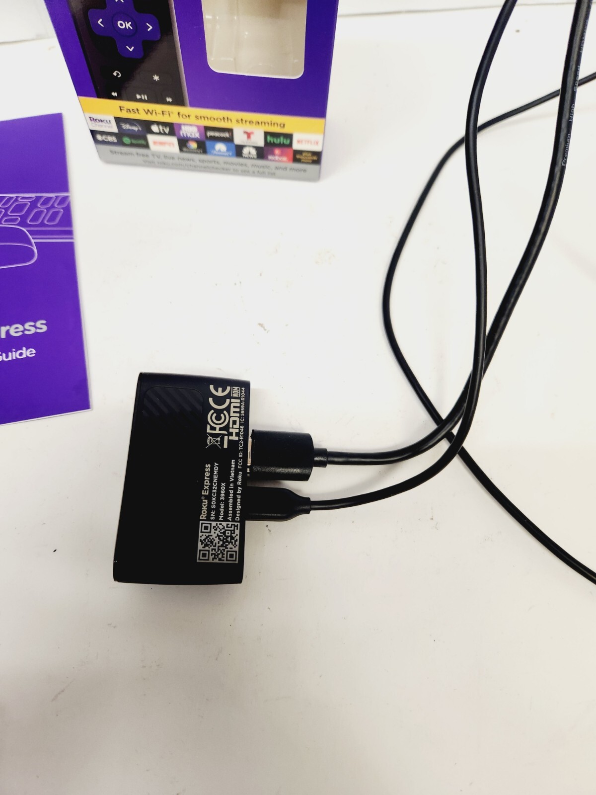 ROKU EXPRESS HIGH DEFINITION STREANING MADE EASY USED ”AS IS”