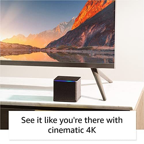 Amazon Fire TV Cube, Hands-free streaming device with Alexa, Wi-Fi 6E, 4K Ultra