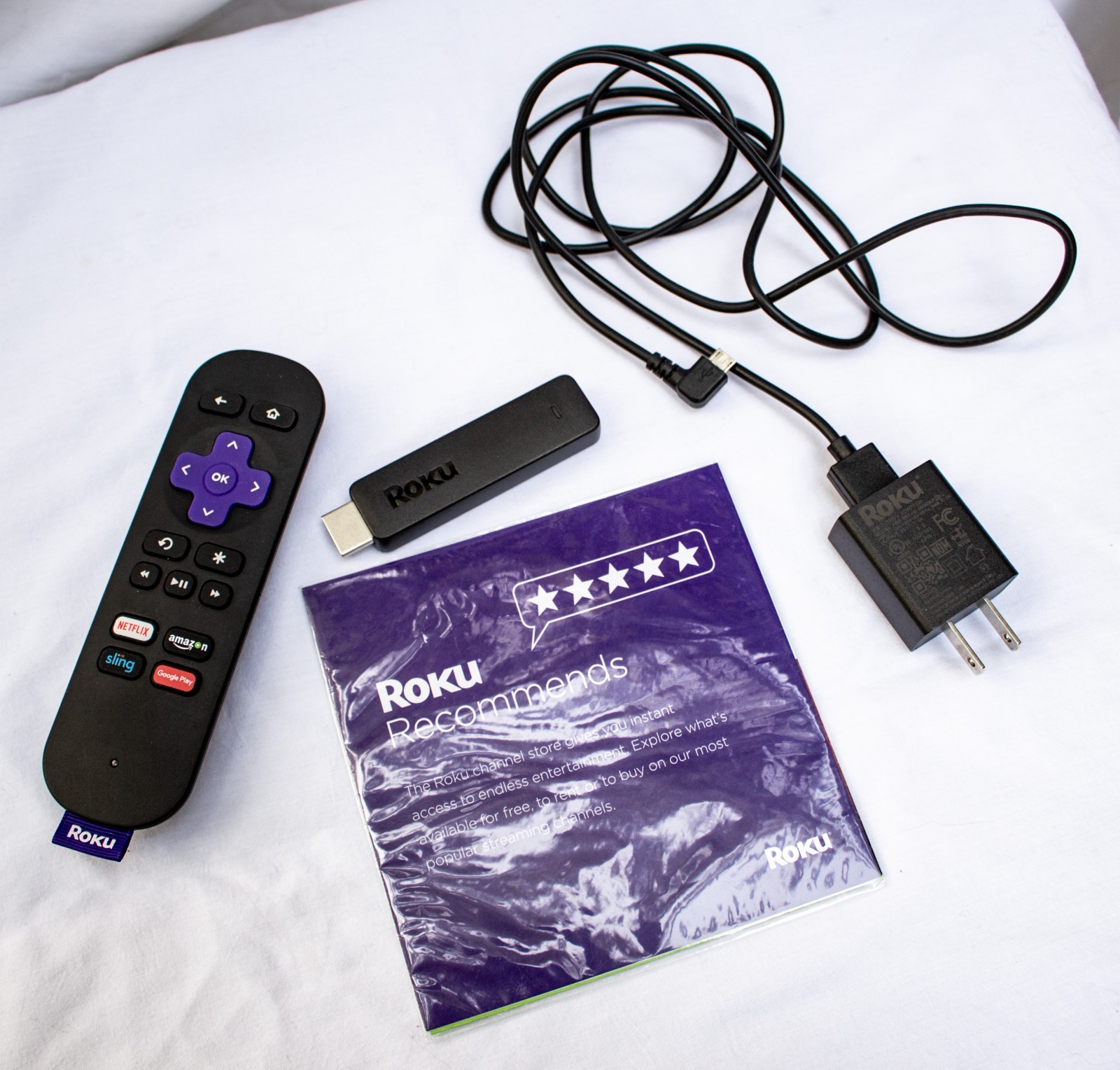 ROKU Streaming Stick 3600X Portable HD Streaming, Quad-Core Dual-Band Wi-Fi