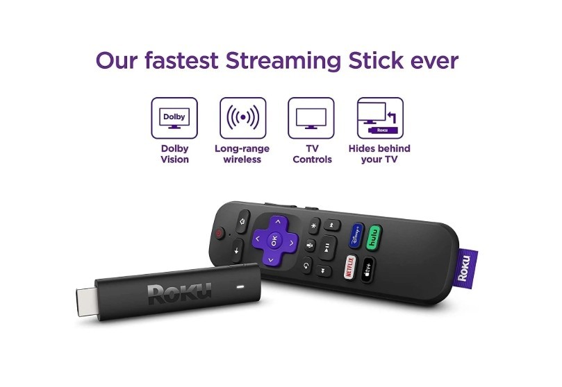 Roku Streaming Stick 4K Streaming Device 4K/HDR/ Dolby Vision