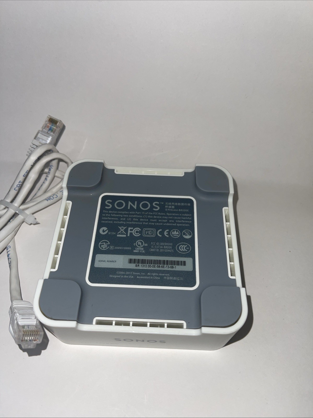Sonos Bridge -White-No Power Supply