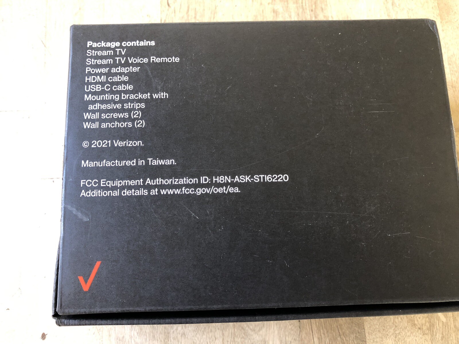 Verizon Stream TV – Black JS8V Brand New 