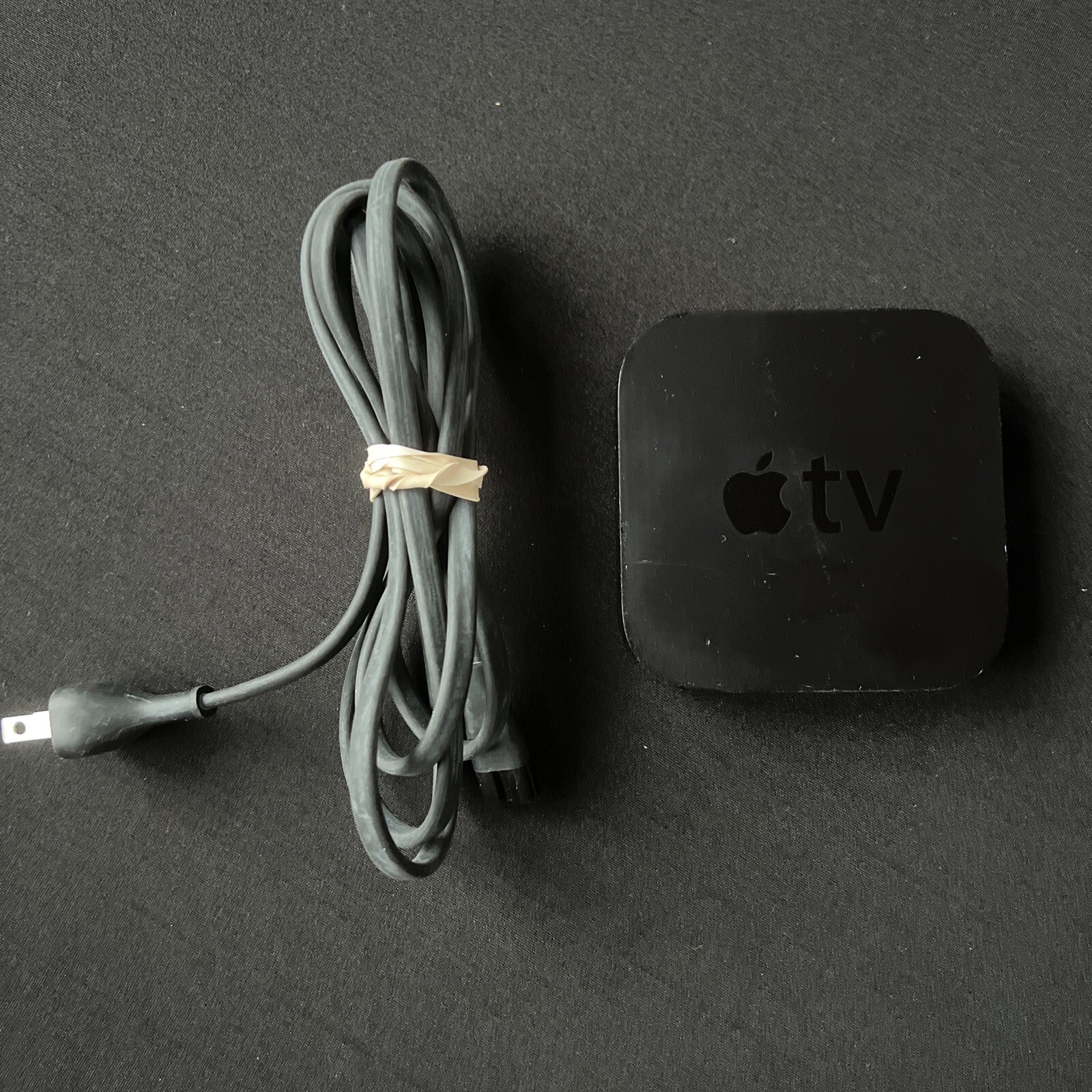 Apple TV 2nd Generation – Black – A1378 MC572LL/A – w/ Power Cable – No Remote