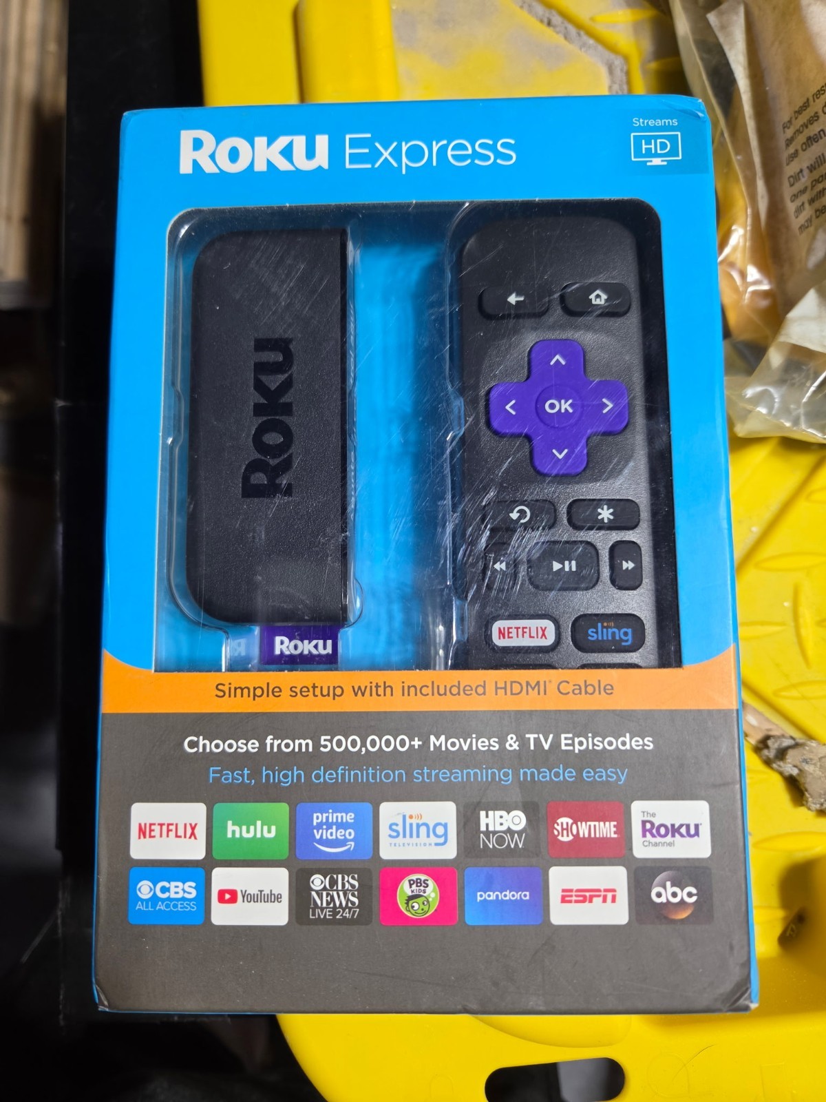 Roku Express HD Streaming Media Streamer – Black