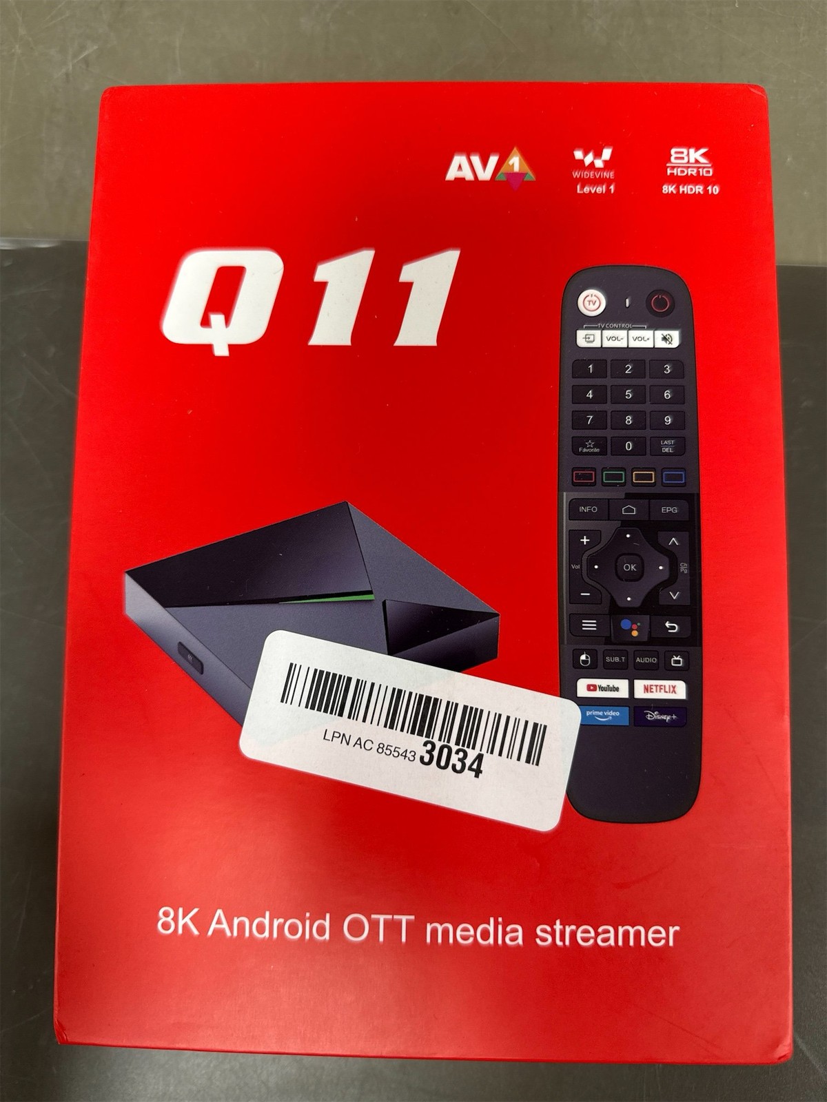 BOXPUT Q11 Android 14 TV Box Amlogic S905X4 64-bit Quad Core 8K Decoding 4K HDR