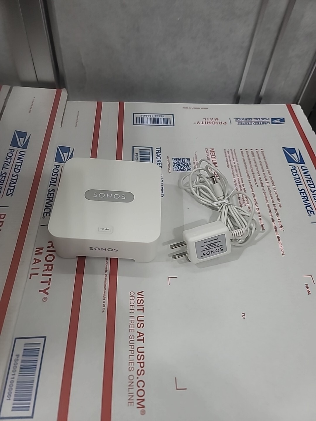 Genuine Sonos BRIDGE Wireless HiFi System – White SW V4.2 $80 FAST SHIP