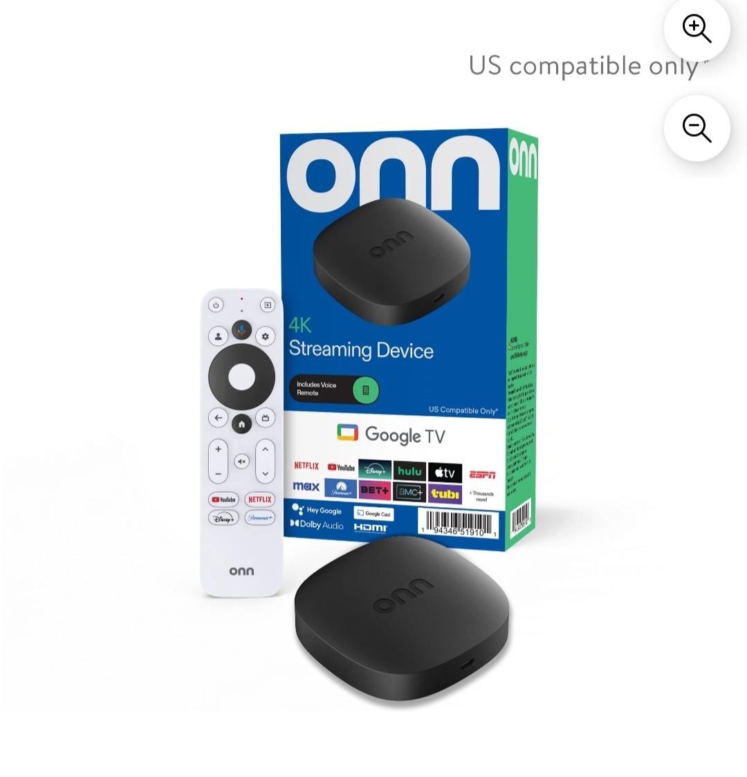 UNLOCKED!! 4K Streaming Device Google BLACK Box.