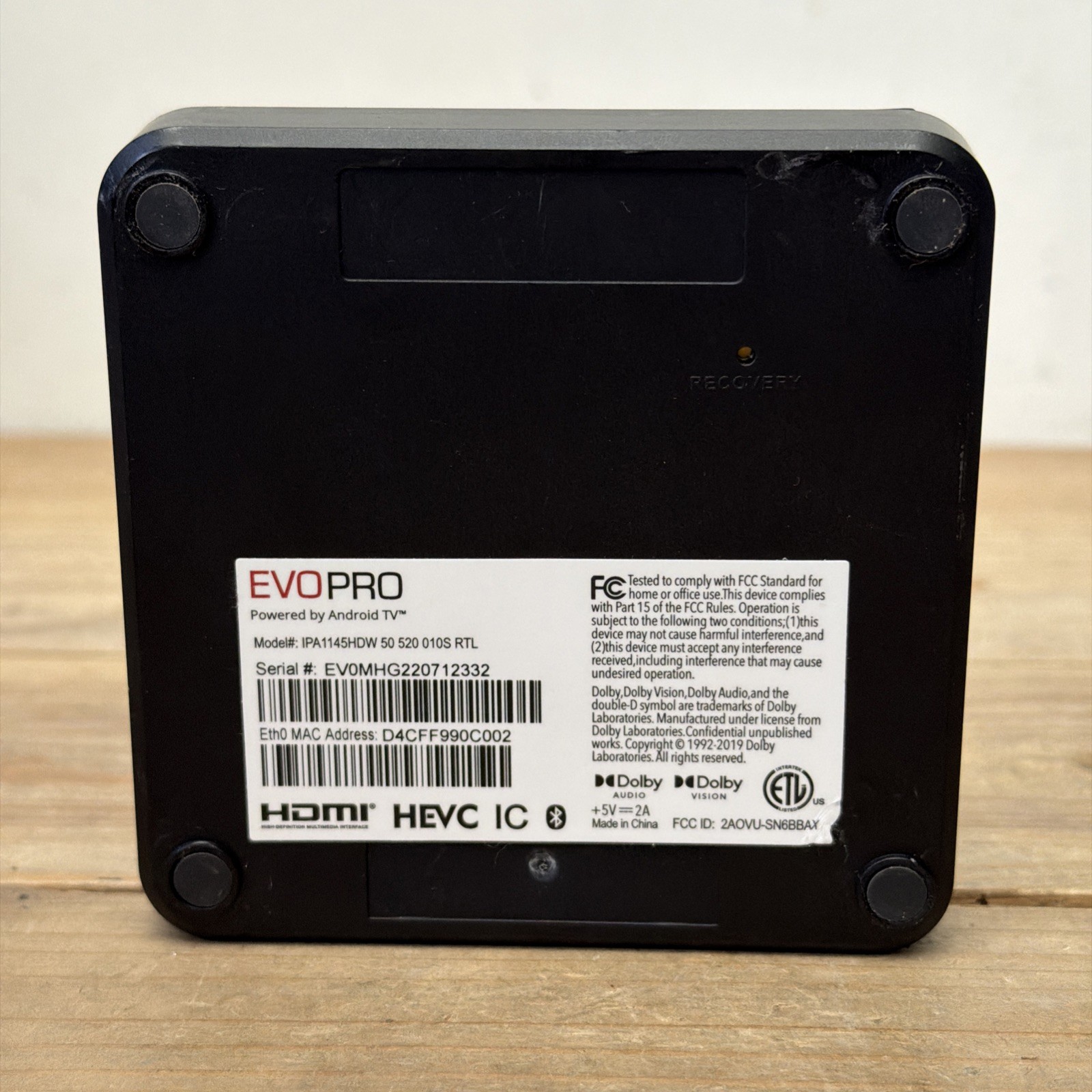 EVO PRO Powered By Android TV Used *BOX ONLY!*