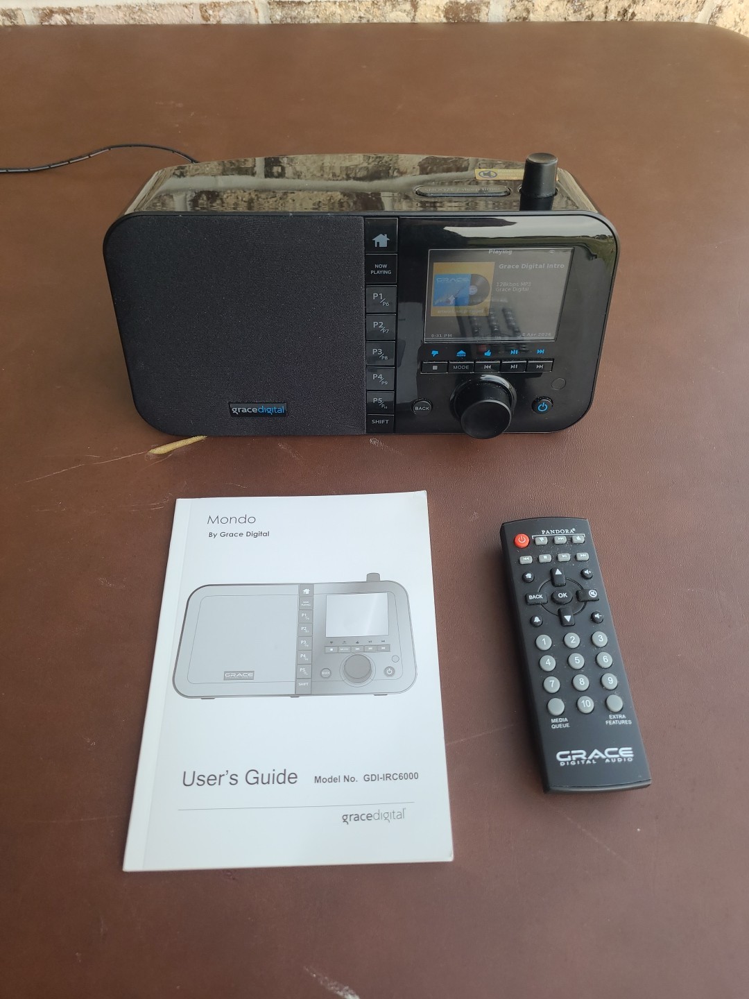 Grace Digital GDI‑IRC6000 Internet Radio Wi‑Fi Bluetooth Smart Radio w/ Alarm