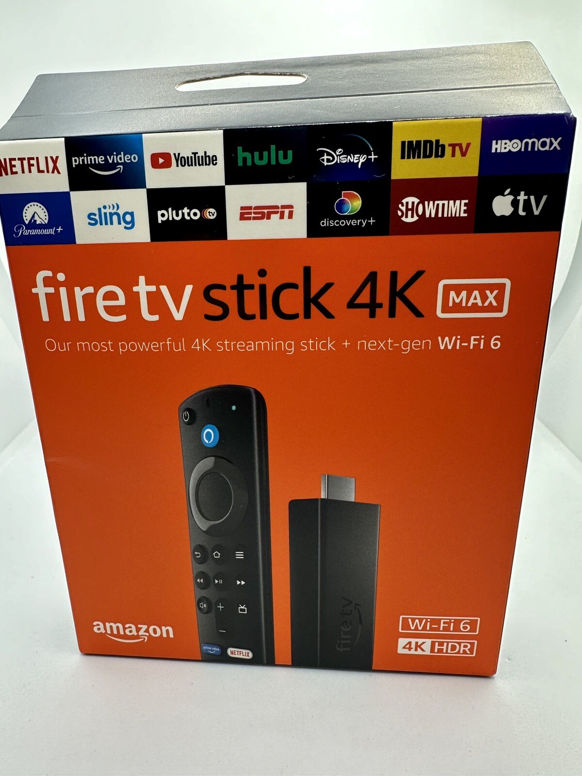 Amazon Fire TV Stick 4K MAX Streaming Device WiFi6 Alexa Voice Remote TV Control