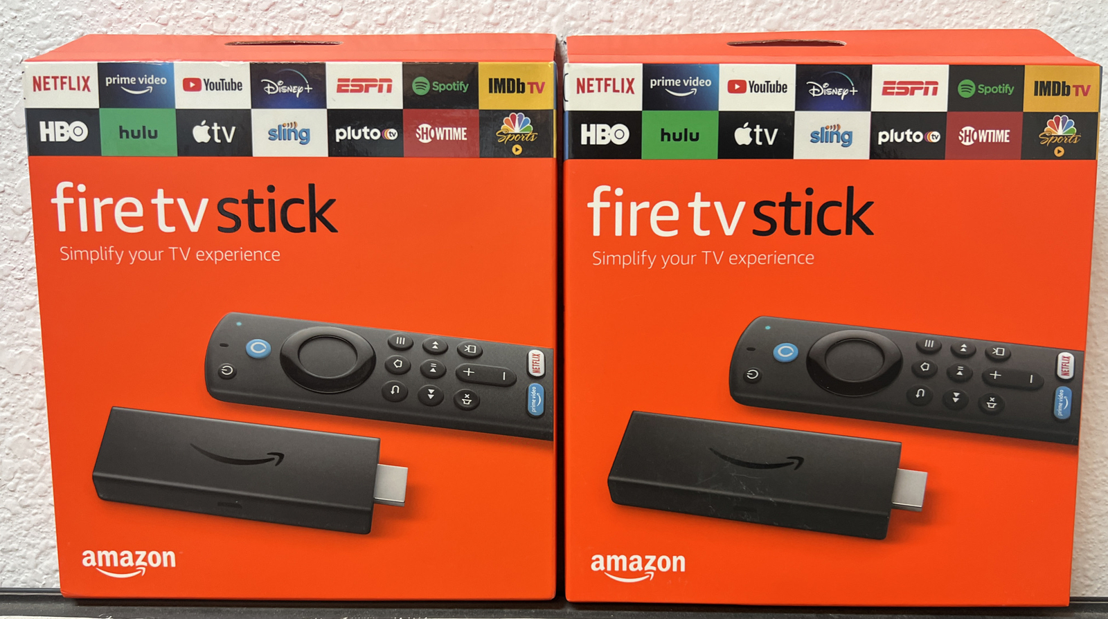 Lot Of 2-Amazon Fire TV Stick 3rd Gen HD with Alexa includes TV controls New*