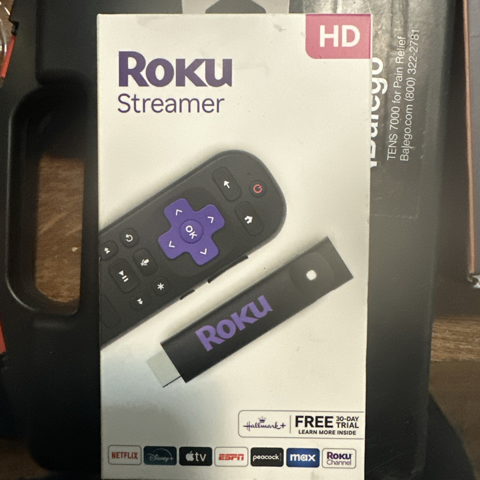 Roku 3840S2 Streamer HD Media Player w/ Voice Remote – 2025 Model