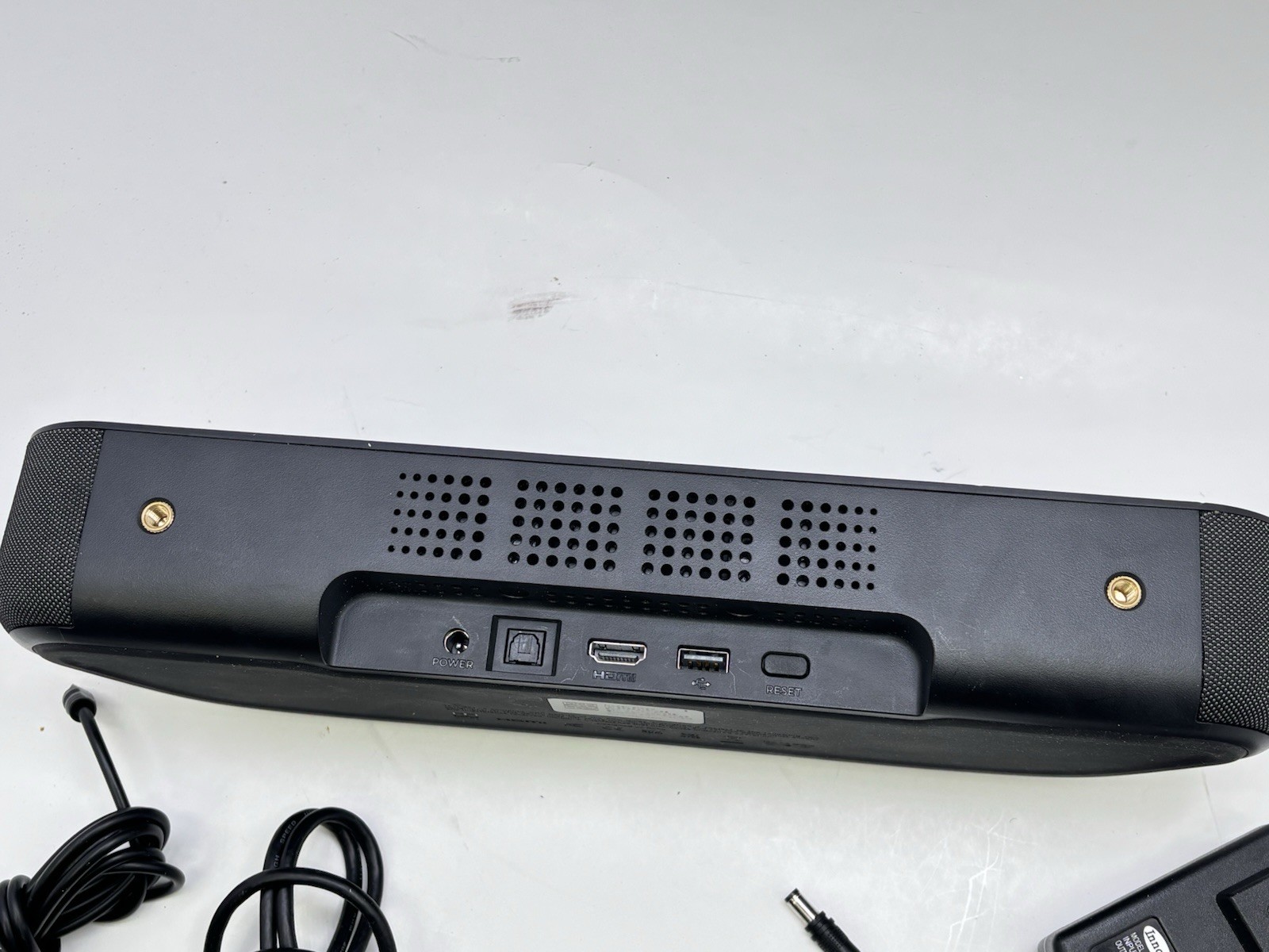 Roku Streambar 9102x Media Streamer with Power HDMI & OPTICAL Cords—NO Remote