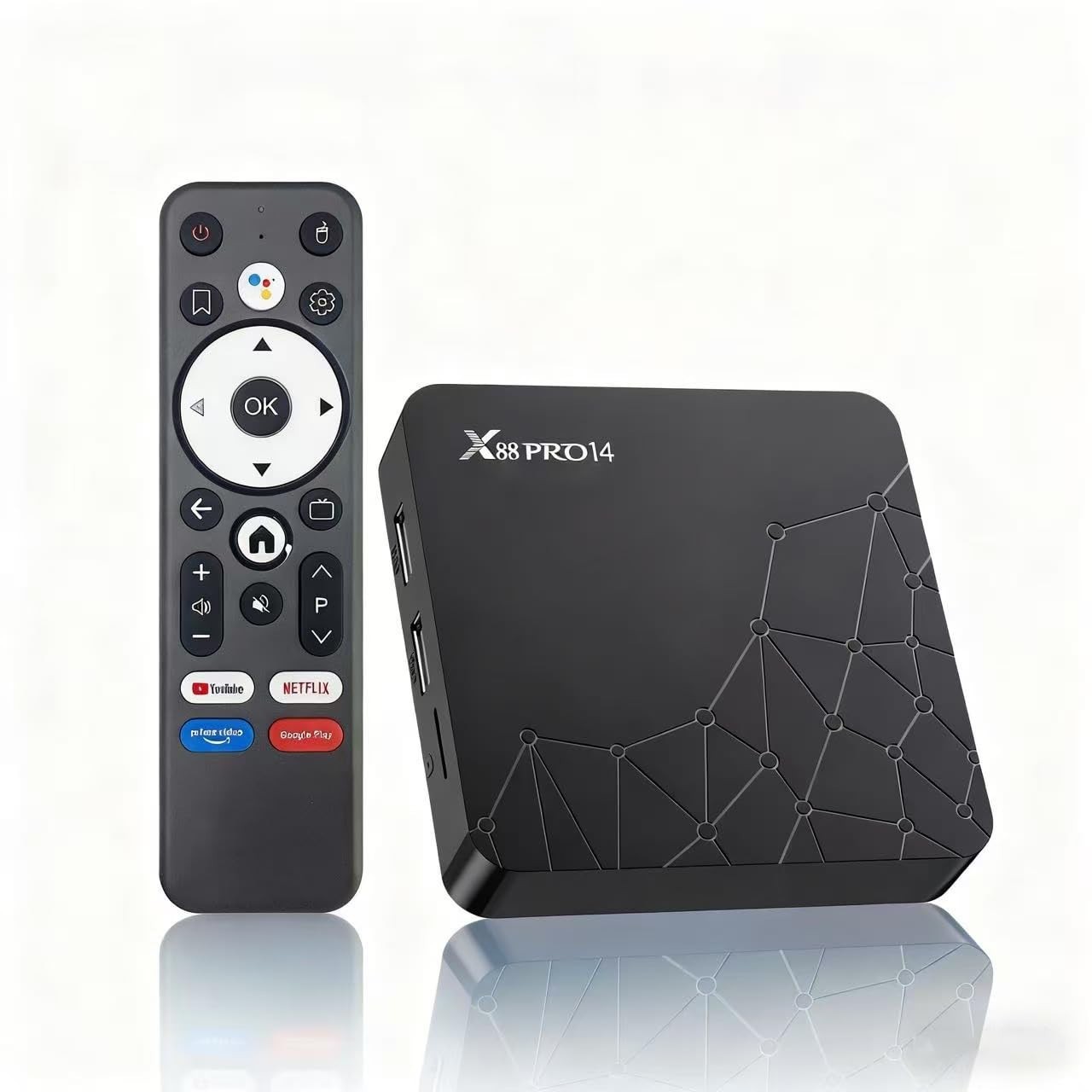 Android TV Box 14.0, RK3518 Mini, 2GB RAM, 16GB ROM, Dual WiFi, 8K HDR, Bluetoot