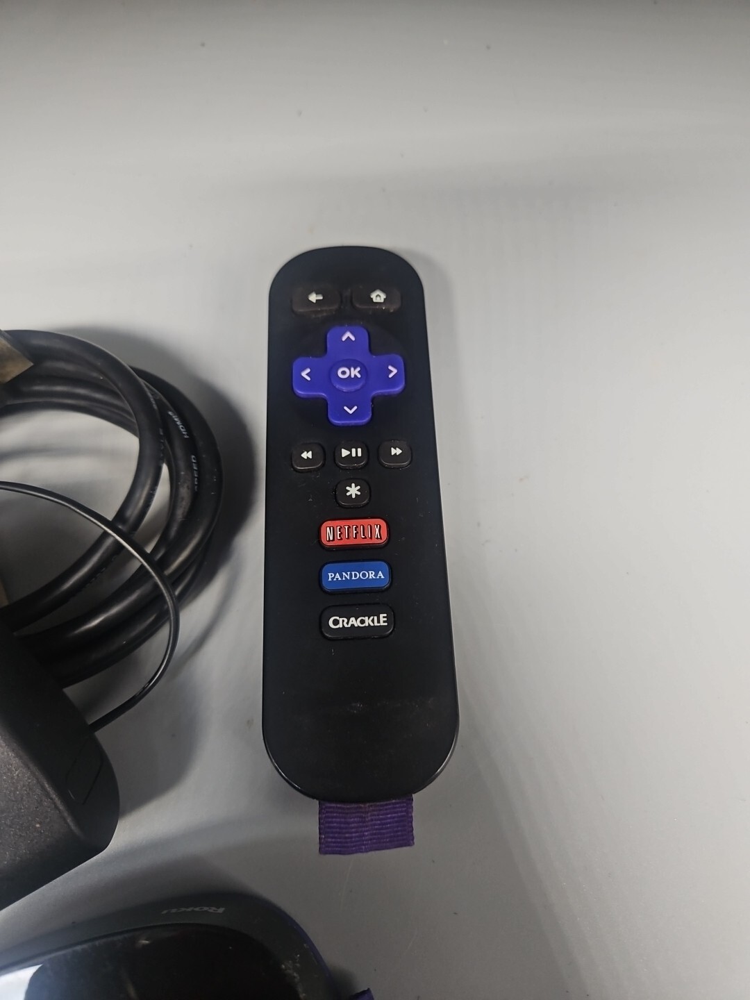 Roku 1 Model 2710X Streaming Media Player Without Remote & HDMI Cord