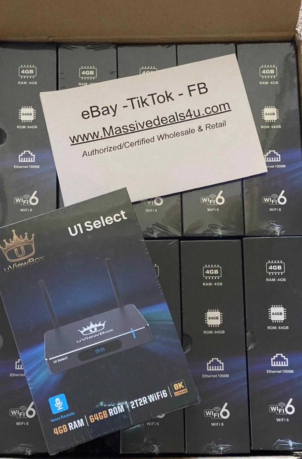 uViewBox U1 Select – 8K Ultra HD, DVR, Senior Friendly, The Superbox of Android