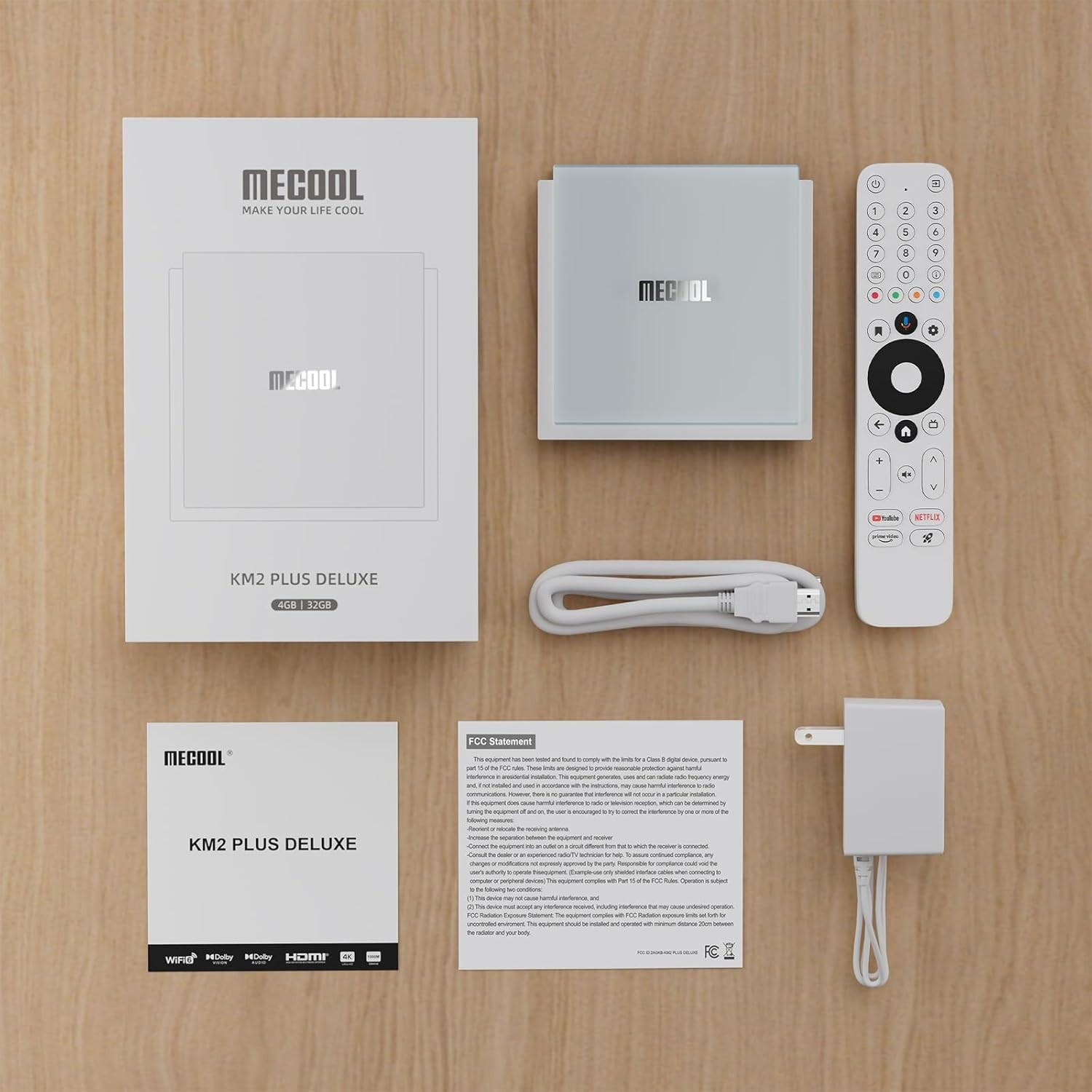 MeCool KM2 Plus Deluxe TV Box – 4 GB RAM & 32 GB ROM