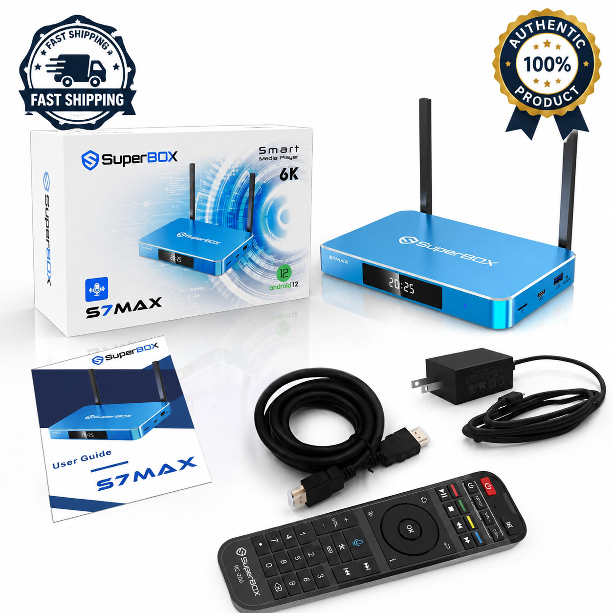 New Superbox S7 Max TV BOX Authorized Seller Quality Is Assured Ship Same Day