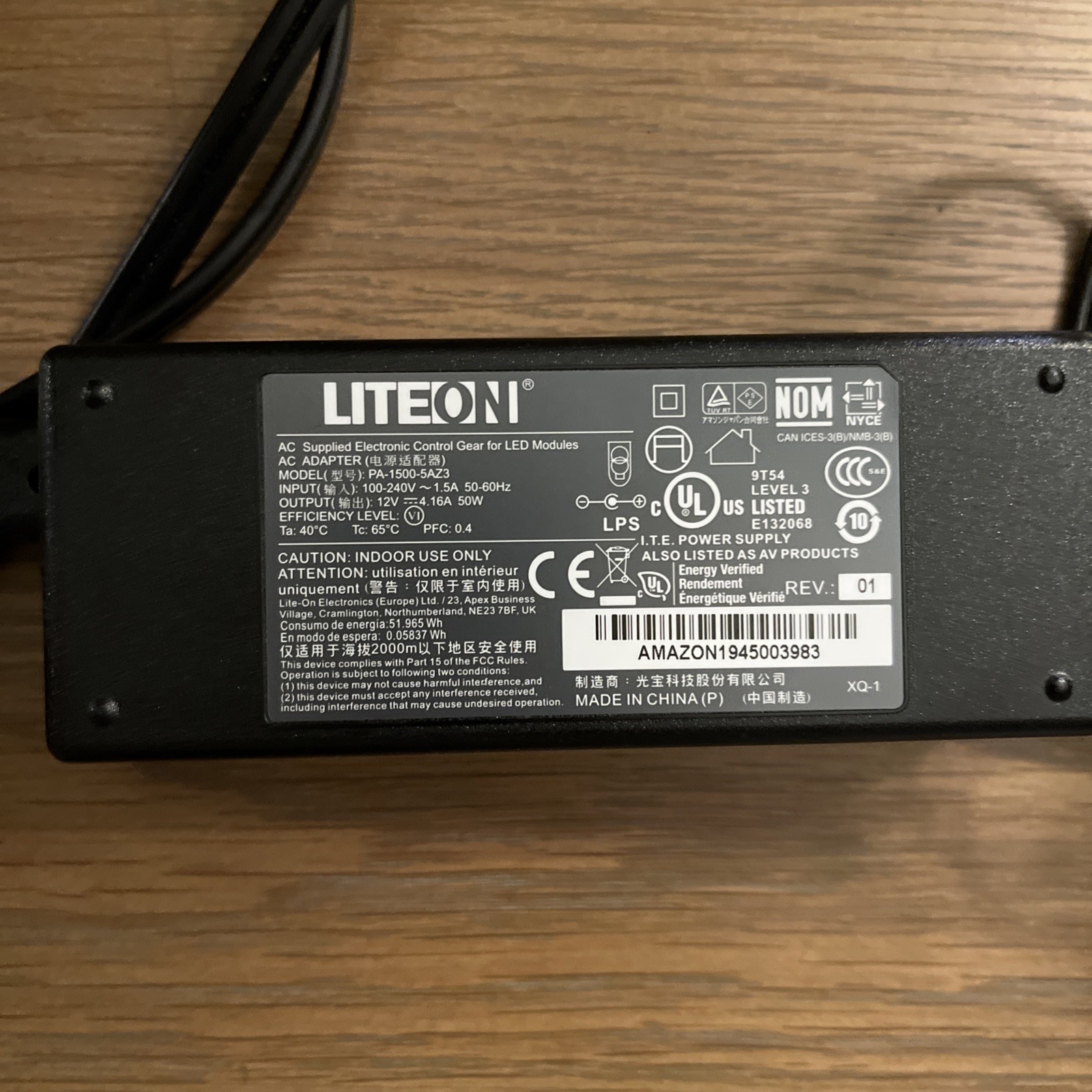 Amazon Fire TV Recast 1TB Streaming Media Player – Black QX91KA + Ac Adapter